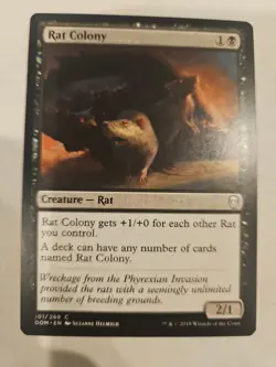 MTG Rat Colony x6 Dominaria Playset Lot Commander EDH Rat Tribal - Image 1