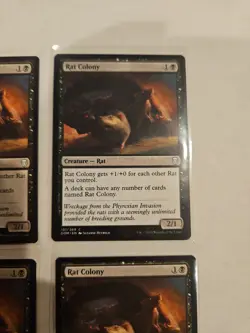 MTG Rat Colony x6 Dominaria Playset Lot Commander EDH Rat Tribal - Image 4