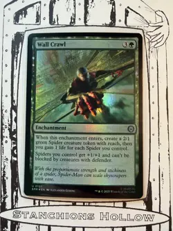 MTG Wall Crawl - Marvel's Spider-Man (SPM) U 0121 NM *Foil* - Image 1