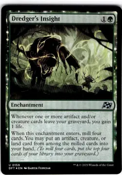 MTG Dredger's Insight Aetherdrift HOLO #159 - Image 1