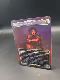 MTG Lord Of The Rings Borderless Foil #0448 Frodo Sauron's Bane - Image 3