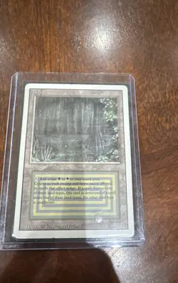 Magic the Gathering Bayou Dual Land (Revised Edition) MTG 1994 Rare - Image 2