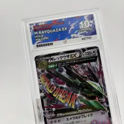 Pokemon M Rayquaza EX 062/078 Emerald Break 1st Edition #062 2015 POP 9 - ACE 10 - Image 3