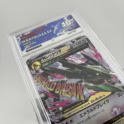 Pokemon M Rayquaza EX 062/078 Emerald Break 1st Edition #062 2015 POP 9 - ACE 10 - Image 4