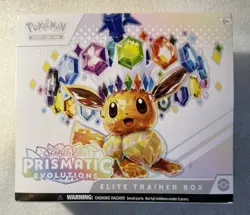 New Sealed Pokemon Scarlet & Violet Prismatic Evolutions Elite Trainer Box ETB - Image 1