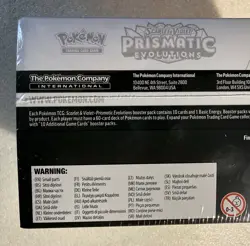 New Sealed Pokemon Scarlet & Violet Prismatic Evolutions Elite Trainer Box ETB - Image 4
