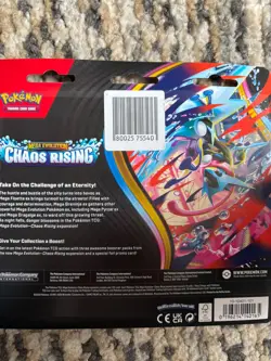 Pokemon TCG Chaos Rising Triple Blister Pack Brand New And Sealed - Image 2