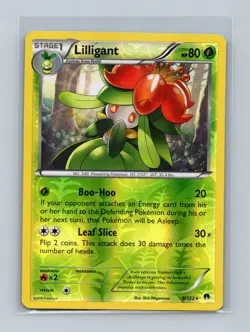 Lilligant 8/122 Rare BREAKpoint Pokemon Reverse Holo Lightly Played - Image 1