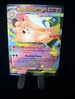 Mega Clefable ex 072 Holo ME: Mega Evolution Promo Pokemon NM - Image 3