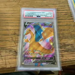 Charizard V SWSH050 Champion's Path Promo Pokemon Card PSA 10 Gem Mint - Image 1