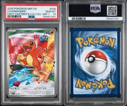 2026 Pokemon First Partner Illustration Series 1 Charmander #038 PSA 10 GEM MINT - Image 3