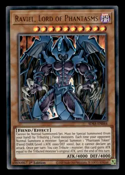 Raviel, Lord of Phantasms SDSA-EN044 Structure Deck: Sacred Beasts Yu-Gi-Oh NM - Image 1