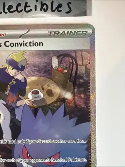 Pokemon Morty’s Conviction 211/162 Temporal Forces SIR TCG Card - Image 3