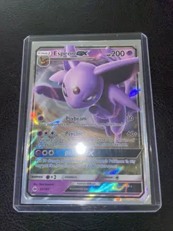 Espeon GX 61/149 - Sun & Moon - Ultra Rare Holo Pokemon Card - Near Mint (NM) - Image 1