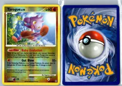 Pokemon Card - Tyrogue Legends Awakened 126/146 2008 Common Reverse Holo LP - Image 3