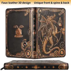 Card Binder 9 Pocket, 3D PU Leather Album with Zipper, 360 Side Loading Pocke... - Image 2