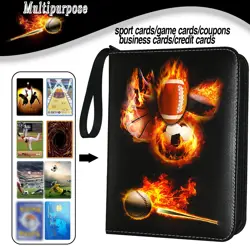 Sports Card Binder 900 Pockets, Trading Card Binder 9 Pocket with 50 Sleeves ... - Image 5
