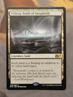 1x Urborg, Tomb of Yawgmoth - Core Set 2015 (M15) Rare MTG LP - Image 1