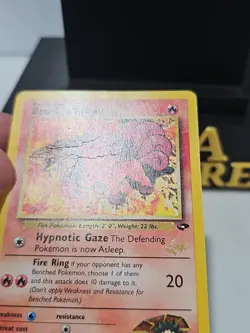 MP Pokemon TCG Brock's Vulpix Gym Challenge Card 37/132 with W Stamp - Image 2