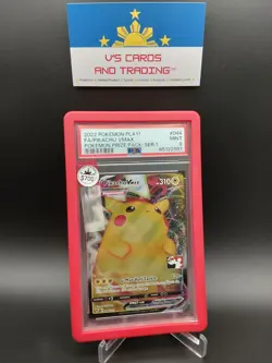2022 POKEMON PLAY! PRIZE PACK SER. 1 #044 FA PIKACHU VMAX PSA 9 [POP33] - Image 1