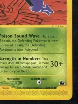 Pokemon TCG Mint Golbat Skyridge Non-Holo E-Reader - Image 4