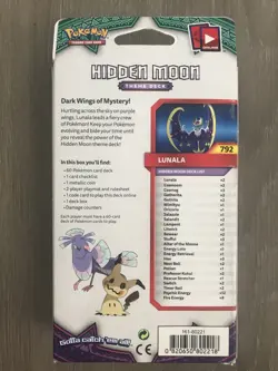 Pokemon TCG Sun & Moon Guardians Rising - Hidden Moon Theme Deck Lunala | New - Image 5