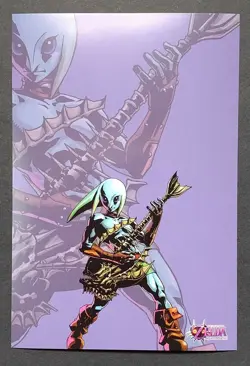 Link Zora The Legend of Zelda Postcard Majora's Mask 3D Nintendo Japan F/S - Image 1