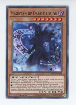 Yugioh Magician Of Dark Illusion LDS3-EN084 Common 1st NM - Image 1
