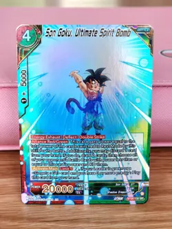 Dragon Ball Super Card Game - BT25-130 SR - Son Goku, Ultimate Spirit Bomb *NM* - Image 1