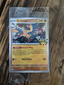Archeops 🦅 Pokemon FIELD MUSEUM Fossil Exhibit PROMO Sealed Card 051/086 - Image 1