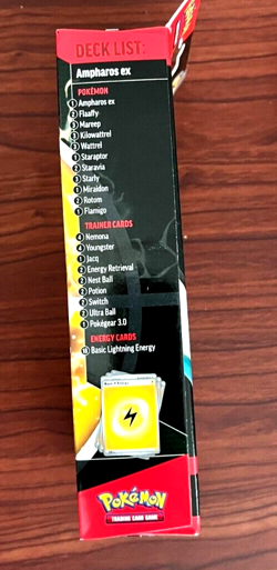 Pokemon TCG Ampharos ex Battle Deck 60 Cards Level 1 Ages 6+ New Sealed Box - Image 3