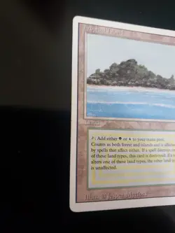 Tropical Island Revised Edition Regular Magic the Gathering MTG Played - Image 5