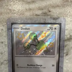 Pokemon Doduo SV: Paldean Fates Shiny Rare Holo 199/091 Reckless Charge 70 HP - Image 2