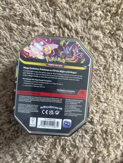 Pokemon Mega Evolution Mega Moonlit Tin Box CLEFABLE Sealed with 4 Booster Packs - Image 3