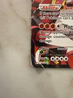 Team Magma’s Groudon EX 15/34 Double Crisis Full Art Pokemon Card 2015 - Image 4