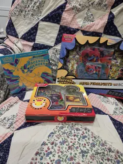 POKEMON TCG ASCENDED HEROES ETB , Mega Feraligater Ex Box, Pokemon Day 2026 Box - Image 1