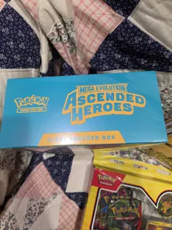 POKEMON TCG ASCENDED HEROES ETB , Mega Feraligater Ex Box, Pokemon Day 2026 Box - Image 2