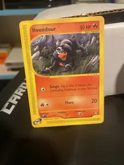 Houndour 086/147 Aquapolis Normal Pokemon TCG Free Shipping Nm/lp - Image 1