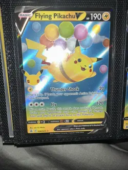 Pokemon TCG Flying Pikachu V 006/025 Celebrations 25th Anniversary Ultra Rare - Image 1