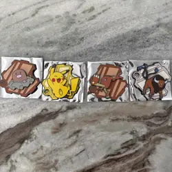 4 Pokemon Fridge Magnets PIKACHU INCLUDED Chinese 151 exclusive - Image 2