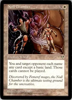 MTG Null Chamber Mirage R (LIGHTLY PLAYED) - Image 1
