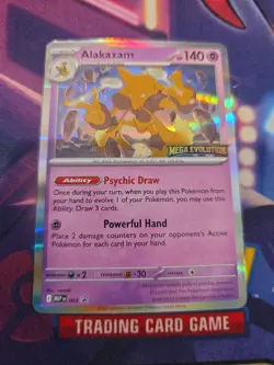 Alakazam MEP 003 - Mega Evolution PreRelease Stamped Promo Holo Pokemon TCG NM - Image 1
