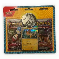 Pokemon TCG Scarlet & Violet + Paldea Evolved Blister Pack Pawmot - Image 1
