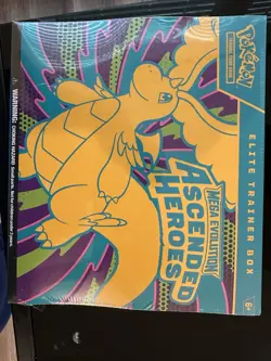 Pokemon Mega Evolution Ascended Heroes Elite Trainer Box ETB(small Rip) - Image 1