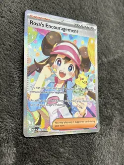 Rosa’s Encouragement 123/088 Pokemon SIR Full Art Perfect Order - Image 4