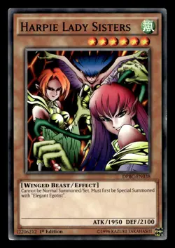 Harpie Lady Sisters DPBC-EN038 Duelist Pack: Battle City Yu-Gi-Oh NM - Image 1