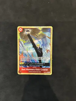 Bad Manners Kick Course OP04-016 Alt Art (PRB-02) - One Piece TCG - M/NM - Image 1