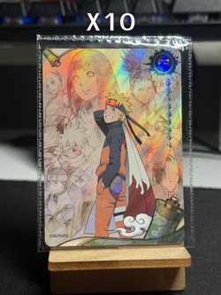 Lot of 10 Naruto Kayou Promo Naruto Uzumaki NRIE-PR-002 Sealed English PR Card - Image 1