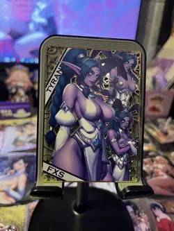 Goddess Story Metal Card Serialized Anime Waifu Random Serial # Girl Party - Image 1
