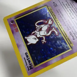 Pokemon Mewtwo 10/102 Holo Rare Base Set Unlimited WOTC 1999 TCG Card - Image 5